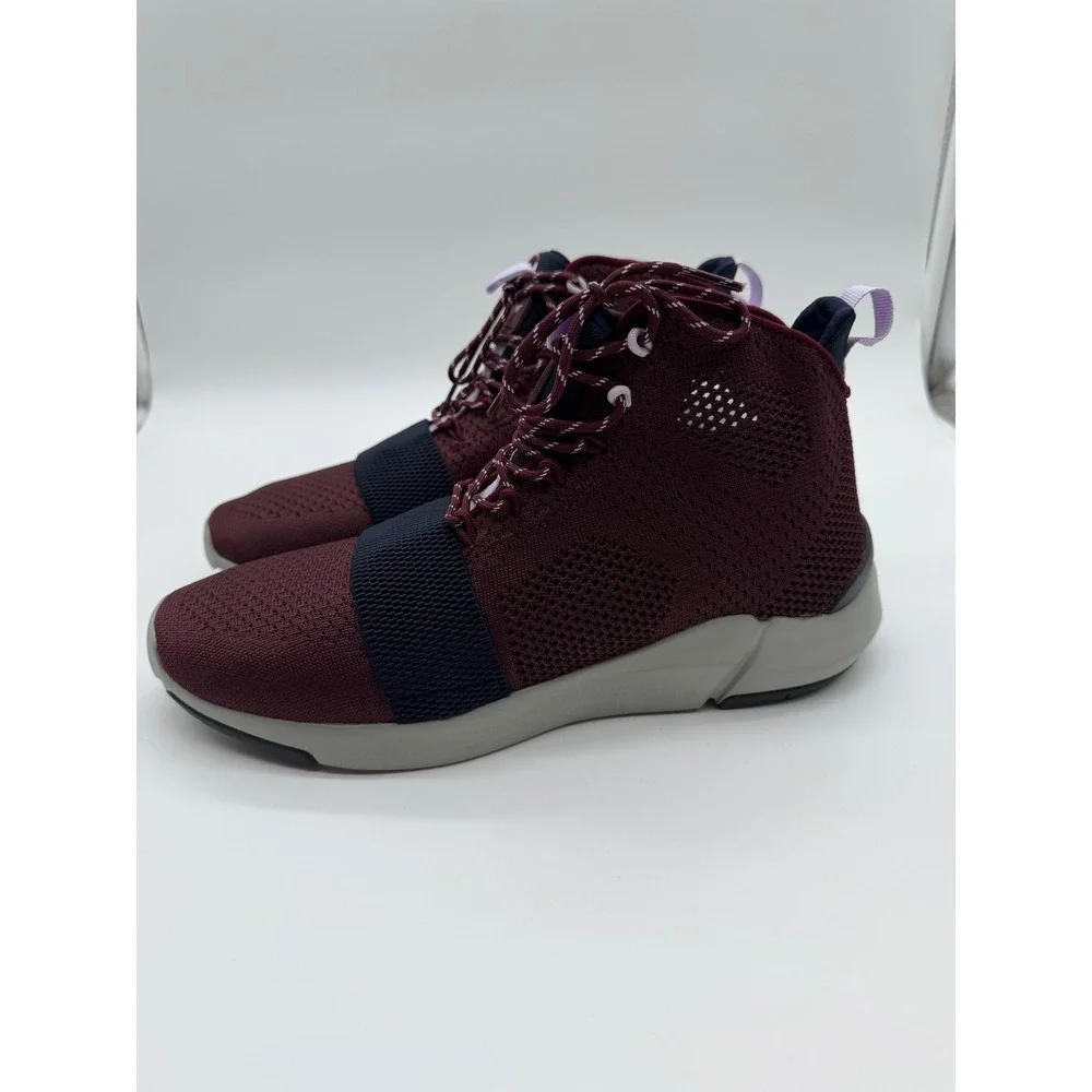 Creative‎ Recreation Modica Dark Burgundy Navy Knit High Top Sneakers Mens 9